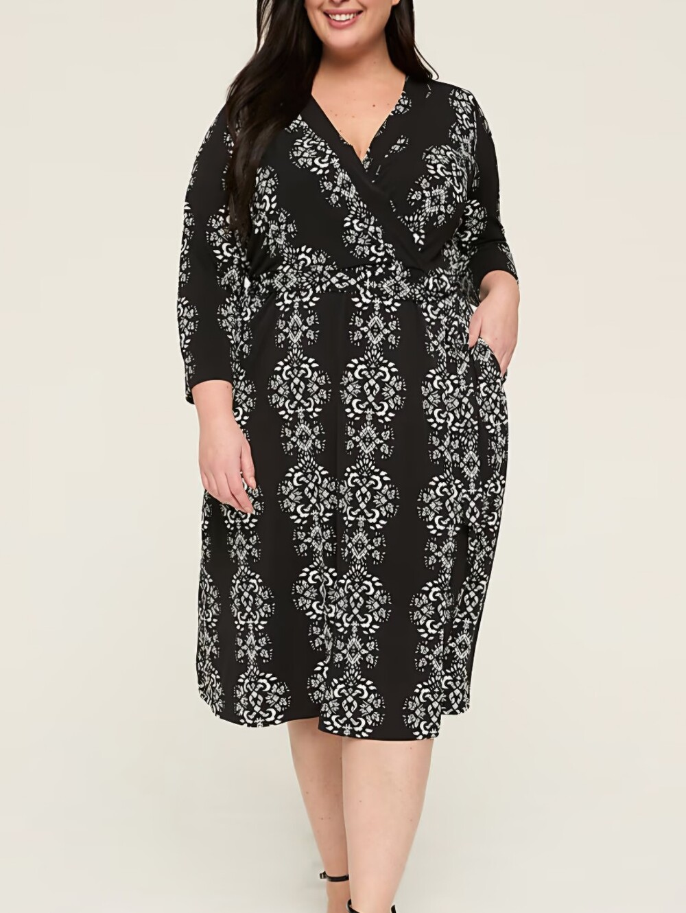 The Perfect Faux Wrap Dress